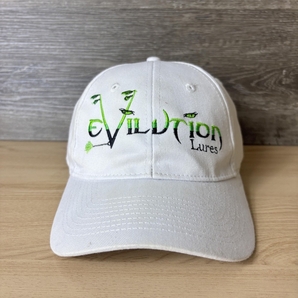 Evilution Lures Hat Cap Strap Back Embroidered Fishing Promo Mens Port & Company